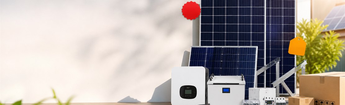 Panneaux solaires onduleurs batteries et accessoires en promotion