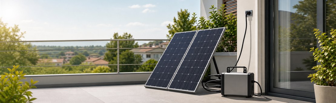 Kit solaire plug and play pour balcon et terrasse